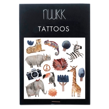 NUUKK Vegane Kindertattoos “WILDLIFE”